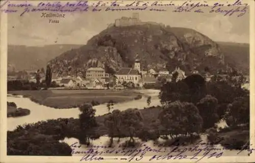 Ak Kallmünz in der Oberpfalz, Panorama