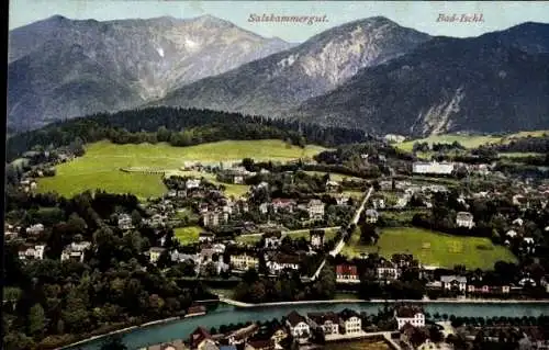 Ak Bad Ischl in Oberösterreich, Panorama, Nummer 994