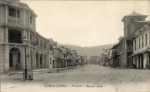 Ak Freetown Sierra Leone, Rawton Straße