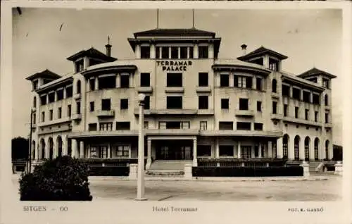 Ak Sitges Katalonien Spanien, Hotel Terramar