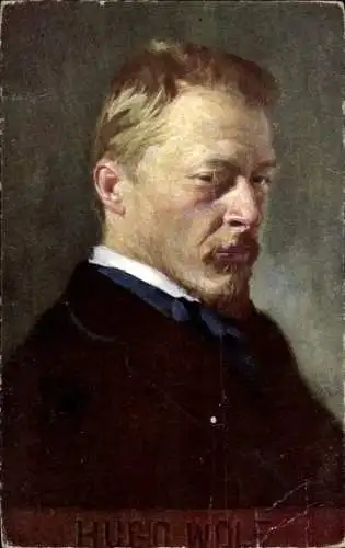 Ak Komponist Hugo Wolf, Portrait, BKWI 874 31