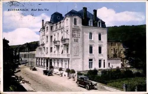 Ak Echternach Luxemburg, Hotel Belle-Vue