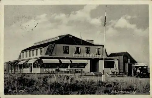 Ak Schiermonnikoog Fryslân Niederlande, Strandhotel