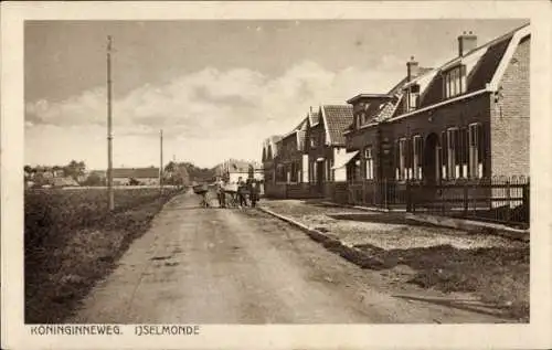 Ak IJsselmonde Rotterdam Südholland Niederlande, Koninginneweg