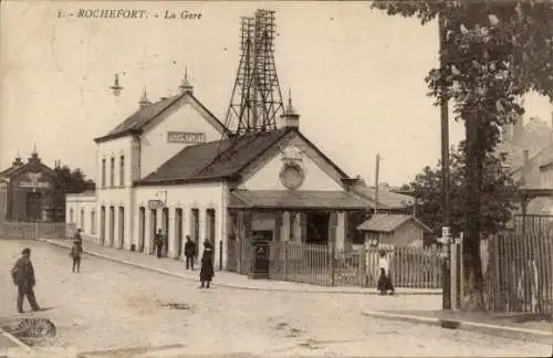 Ak Rochefort Wallonien Namur, Bahnhof