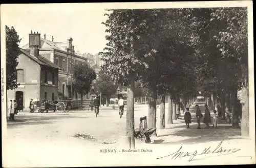 Ak Bernay Eure, Boulevard Dubus