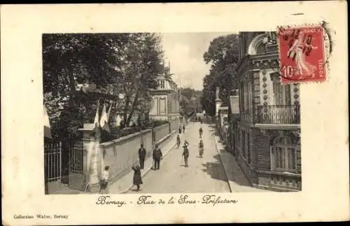 Passepartout Ak Bernay Eure, Rue de la Sous-Préfecture