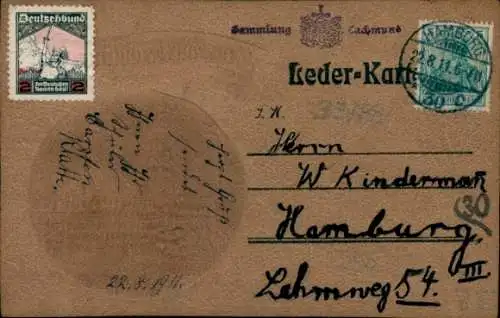 Leder Ak Hamburg, Das Rathaus, Sammlung Lachmund