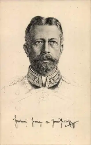 Künstler Ak Prinz Heinrich von Preußen, Portrait