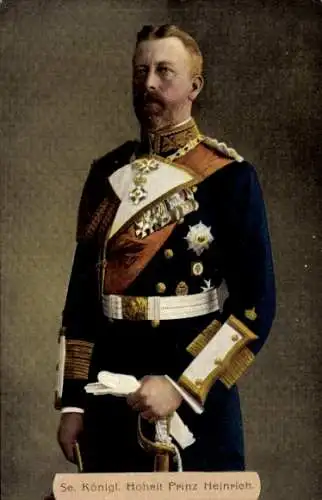 Ak Prinz Heinrich von Preußen in Admiralsuniform, Portrait