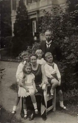 Foto Ak Prinz Oskar von Preußen, Familie