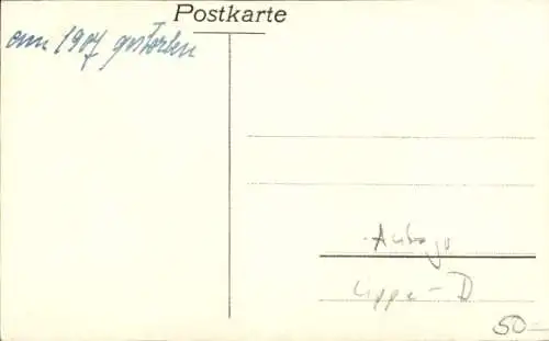 Ak Mathilda, Prinzessin zur Lippe, Portrait, Autogramm