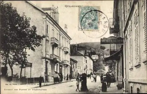 Ak Gérardmer Lothringen Vosges, Bureau des Postes et Télégraphes