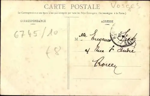 Ak Gérardmer Lothringen Vosges, Bureau des Postes et Télégraphes