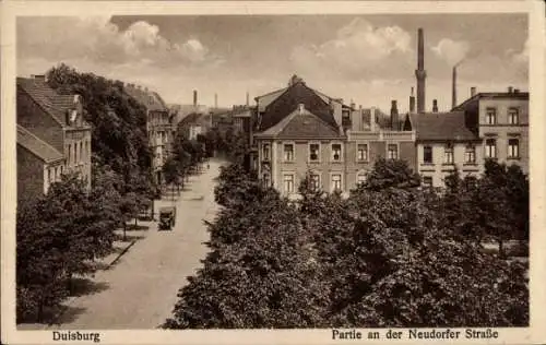 Ak Duisburg im Ruhrgebiet, Neudorfer Straße