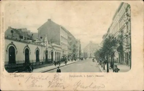 Ak Berlin Kreuzberg, Bergmannstraße, Habel's-Brauerei