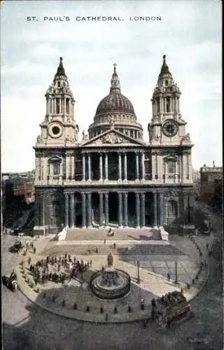 Ak London City England, St. Paul's Cathedral