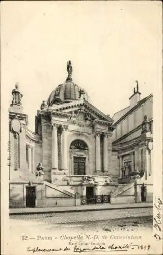 Ak Paris VIIIe Élysée, Kapelle Notre Dame de Consolation, Rue Jean Goujon