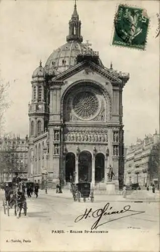 Ak Paris VIIIe Élysée, Kirche Saint-Augustin