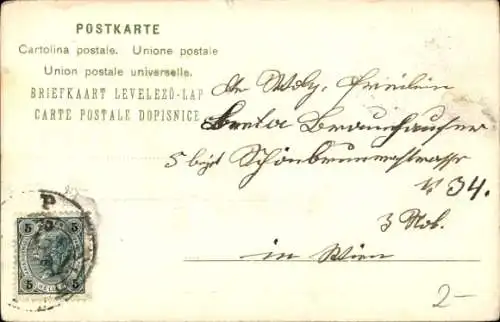 Präge Ak Glückwunsch Neujahr, Glücksklee