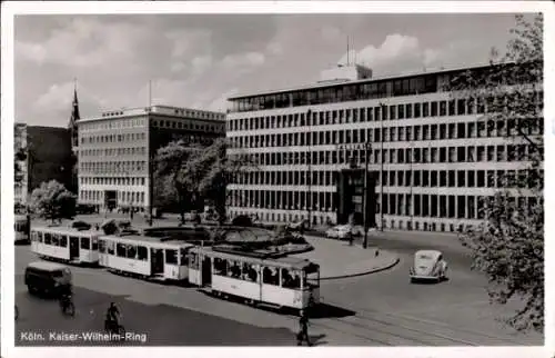 Ak Köln am Rhein, Kaiser Wilhelm Ring