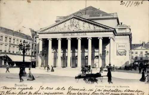 Ak Brüssel Brüssel, Théâtre Royal de la Monnaie