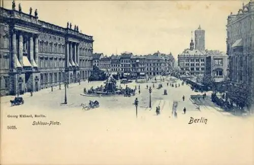 Ak Berlin Mitte, Schloss-Platz