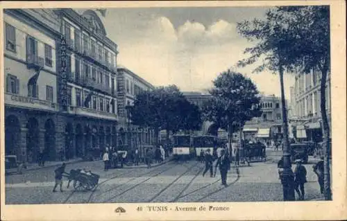 Ak Tunis, Tunesien, Avenue de France