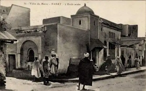 Ak Rabat, Marokko, Arabische Schule
