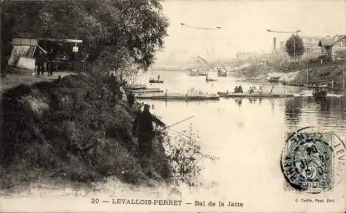 Ak Levallois Perret Hauts de Seine, Bal de la Jatte