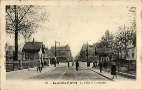 Ak Levallois Perret Hauts de Seine, Porte de Courcelles