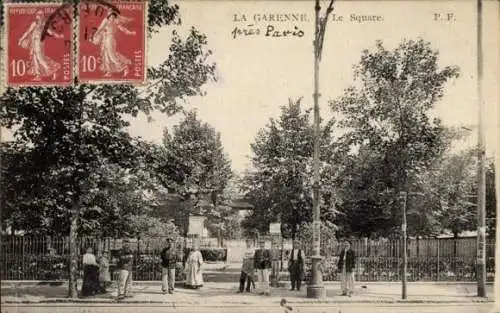 Ak La Garenne Colombes Hauts de Seine, Platz