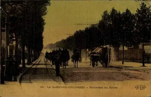 Ak La Garenne Colombes Hauts de Seine, Boulevard du Havre