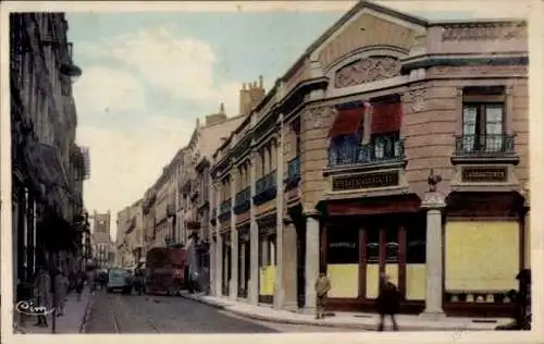 Ak Roanne Loire, Rue du Lycée