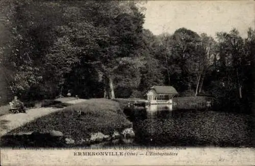 Ak Ermenonville-Oise, L’Embarcadere
