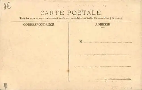 Ak Circuit de la Sarthe, Eingang zur Forststraße von Vibraye