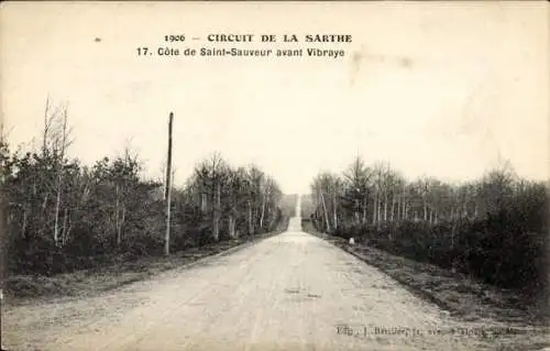 Ak Circuit de la Sarthe, Côte de Saint Sauveur vor Vibraye