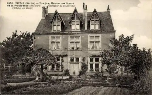 Ak Vivoin Sarthe, Bréjus, Haus der Schwestern der Vorsehung