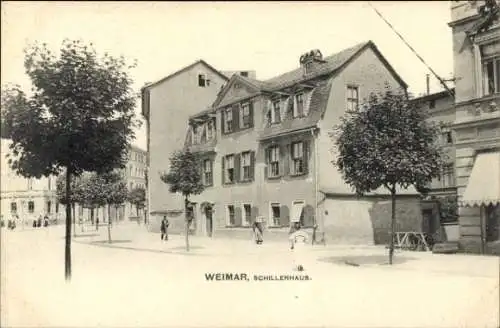 Ak Weimar in Thüringen, Schillerhaus