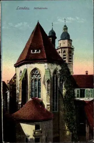 Ak Landau in der Pfalz, Stiftskirche