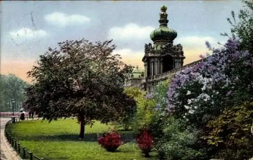 Ak Dresden Altstadt, Kgl. Zwinger