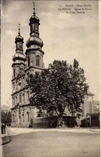 Ak Mainz am Rhein, Peter-Kirche