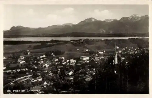 Ak Prien am Chiemsee Oberbayern, Panorama