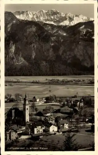 Ak Kiefersfelden in Oberbayern, Panorama mit wildem Kaiser