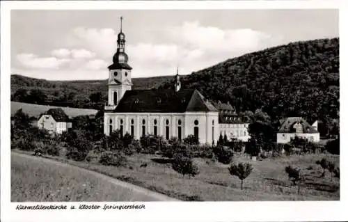 Ak Springiersbach Bengel an der Mosel, Karmeliterkirche und Kloster