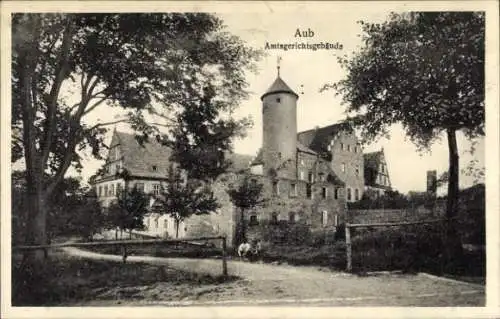 Ak Aub in Unterfranken, Amtsgericht