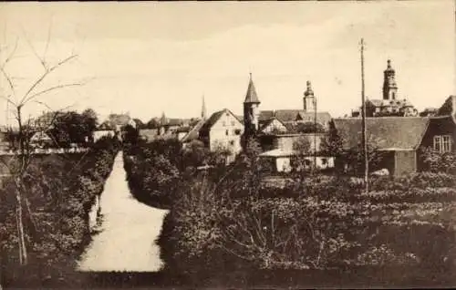 Ak Uffenheim in Mittelfranken, Amtsgartenweg