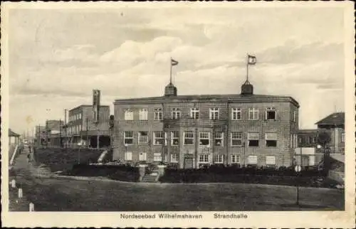 Ak Wilhelmshaven an der Nordsee, Strandhalle