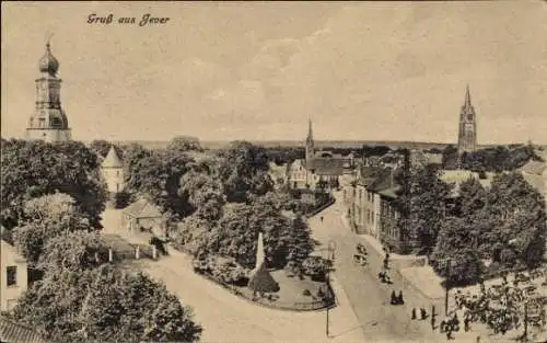 Ak Jever in Oldenburg Friesland, Panorama