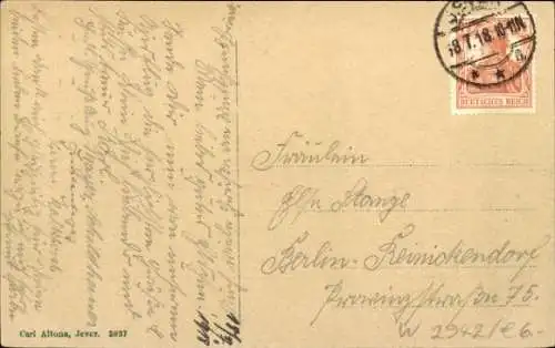 Ak Jever in Oldenburg Friesland, Panorama